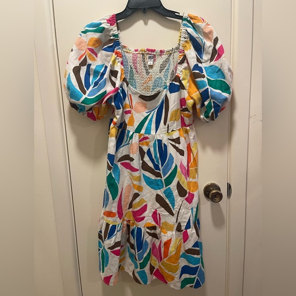 Tabitha Dresses & Skirts - Tabitha Multicolor linen dress